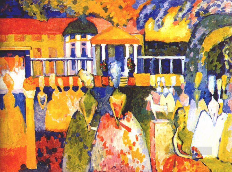 Crinolinas Wassily Kandinsky Pintura al óleo